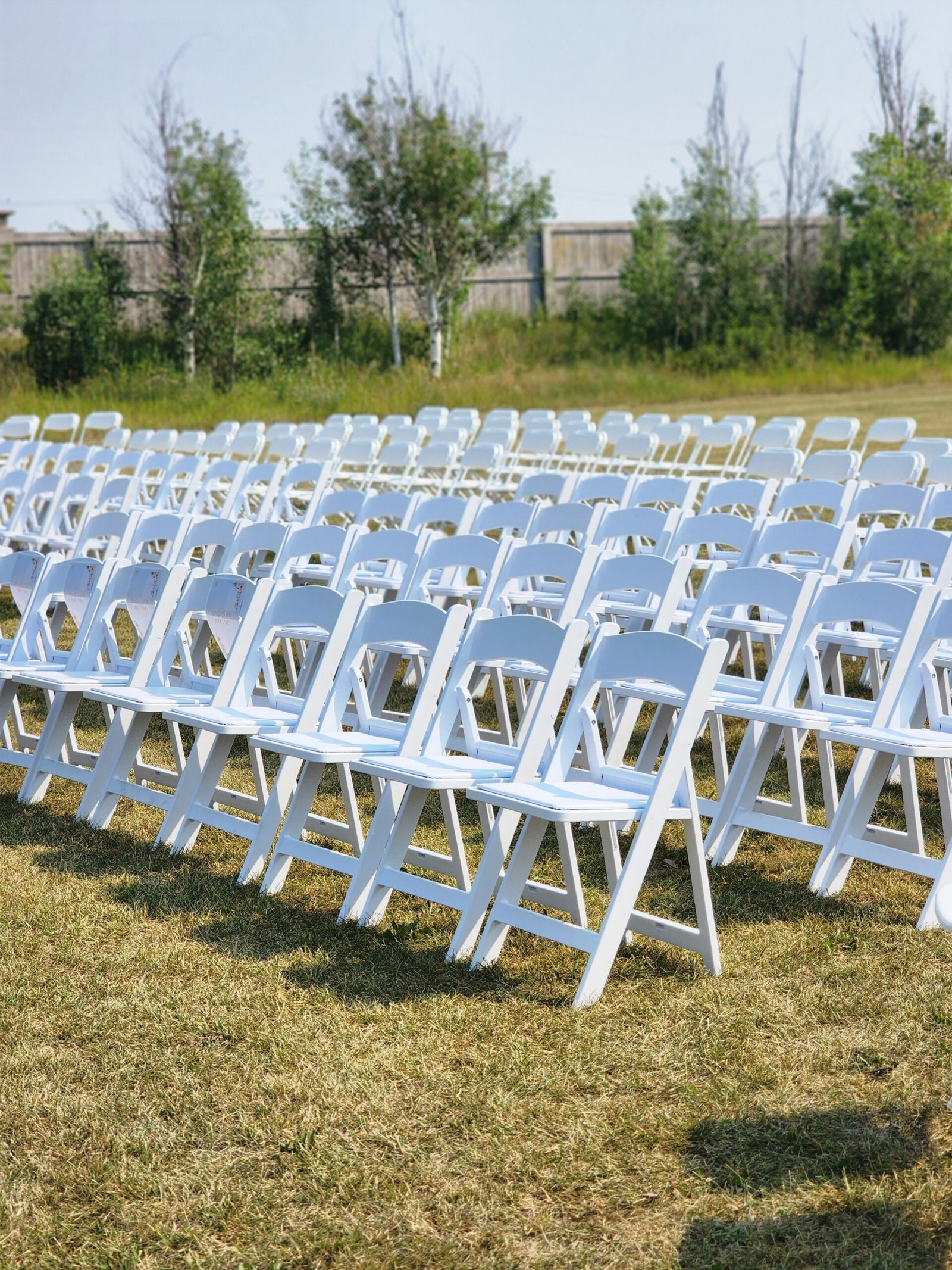 White Plastic Resin Chair