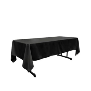 Black tablecloth rental Calgary corporate formal event