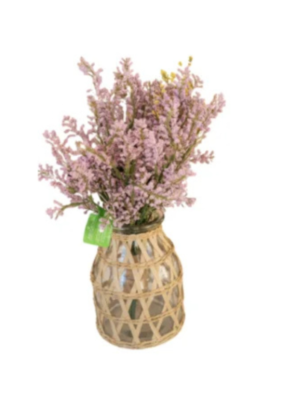 Centerpiece - Vase with faux flowers