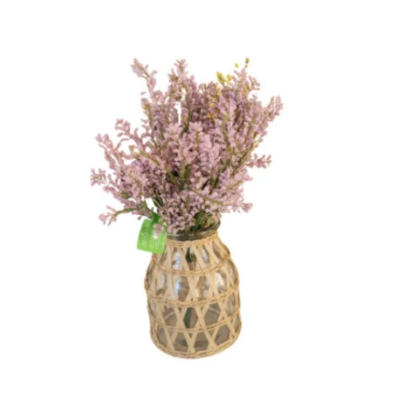 Centerpiece - Vase with faux flowers
