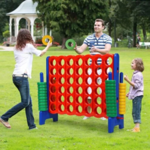 Giant Connect 4 lawn game rental Calgary outdoor event