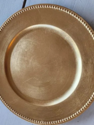 Gold Charger plate