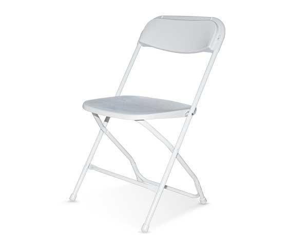 White Folding chairs - Image 2