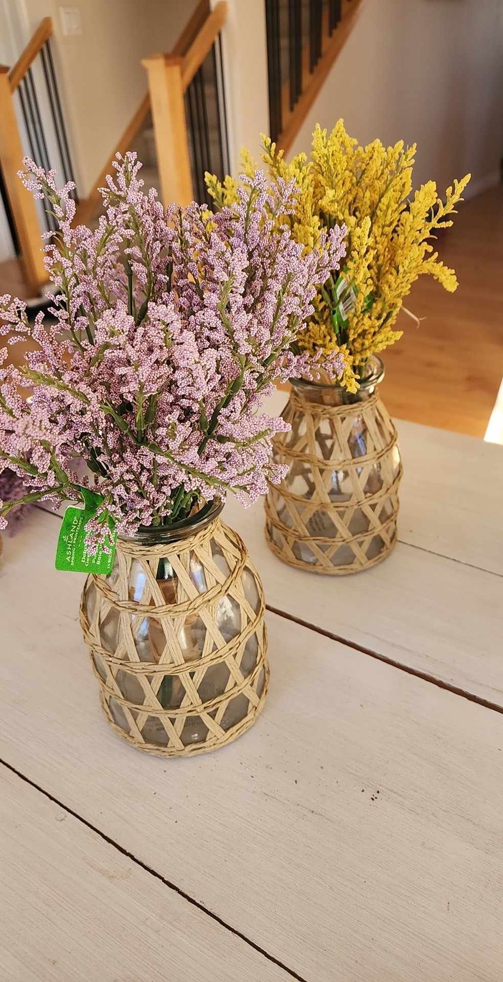 Centerpiece - Vase with faux flowers - Image 2